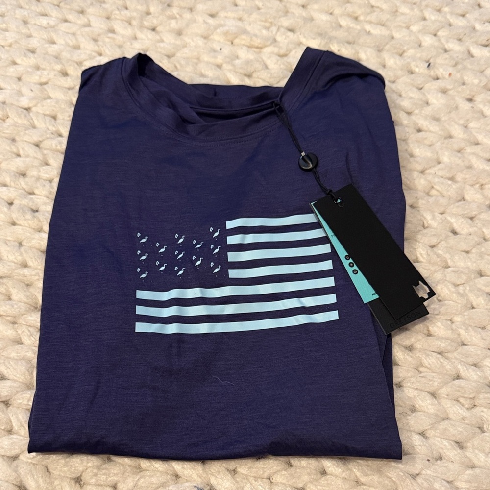 Greyson Navy Blue Short Sleeve Tee